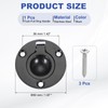PATIKIL 2" Flush Pull Ring Handles, 316 Stainless Steel Round