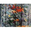 Diathou Art Hand painted Forest Landscape Oil Painting Modern Abstract