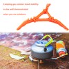 1 PCS orange gas tank stove stand tripod，Foldable gas tank