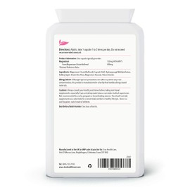 Troo Magnesium Citrate 120 Capsules 500mg Mag24-7 - Highly Absorbable Daily Supplement for Men and Women - Manufactured in The UK and Vegan Society Registered - Easy Swallow