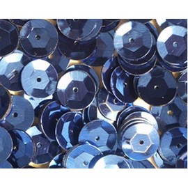 5mm Cup Sequins ~ Light Blue Metallic ~ Loose Paillette Sequins for Embroidery, Applique, Arts, craf