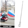 Mipcase Motorcycle Flagpole Active Antenna Telescopic Antenna Flag Pole for