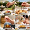Mini Dessert Forks 120 Count Silver Plated Forks, Mini Fruit