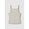 JAJU [JAJU/자주] 여 코튼 포인텔 크롭 캐미솔_카키그레이 [JAJU] Women's Cotton