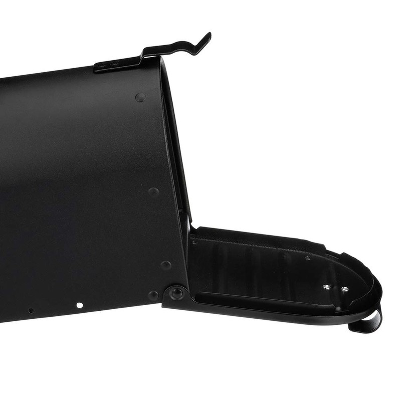 Gibraltar Mailboxes Admiral Medium Capacity Aluminum Textured Black, Post-Mount Mailbox,