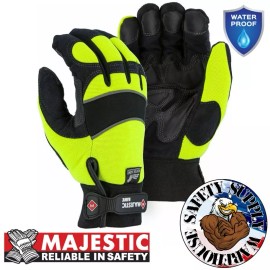 Majestic® (Waterproof) Winter Hawk Insulated Mechanics Gloves 2145HYH - L