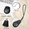 MisFun Pack of 12 Mini Survival Compass, Multi-Colour Compass, Children,