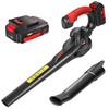 MZK Cordless Leaf Blower,20V Battery Powered Leaf Blower for Lawn