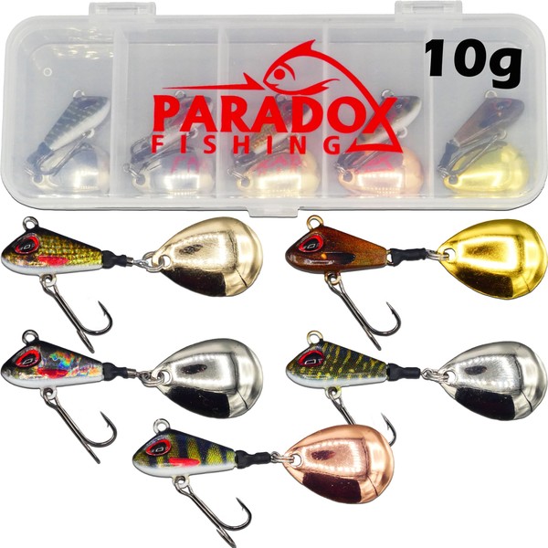 Paradox Fishing Jig Spinner Set of 5 10 g Delusory