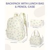HowFly Corduroy Kids Backpack 3-in-1 Set 15" with Lunch Box