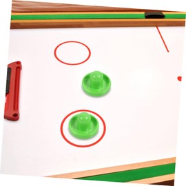 BESPORTBLE 1 Set Ice Hockey Pucks and Pusher Accessories Sliders Balls Replacement for Game Table Fun and Family Activities