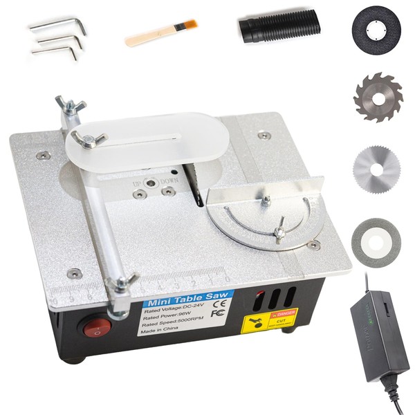 RTOVZON Mini Table Saw, RTOVZON 96W Mini Desktop Electric Saw