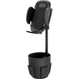 Scosche SUHCUPM-XCES0 - Soporte de Vaso para Coche o camión - Soporte Universal de Cuello de Cisne Manos Libres para portavasos de Coche - Soporte de teléfono Celular de vehículo para teléfonos