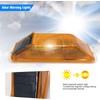 Solar Strobe Warning Light: Sensitive Strobe LED Warning Lamp Super