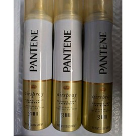 Pantene 3 Pantene Airspray Level 3 Hairspray Alcohol Free Brushable Flexible 7 Oz