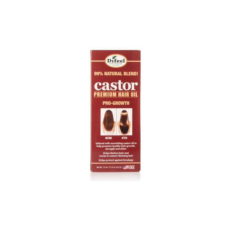 Aceite De Castor Engrosa Y Fortalece El Cabello Difeel
