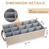 Lukeline Trading Card Storage Box with 15 Dividers, Card Deck