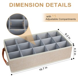 Lukeline Trading Card Storage Box with 15 Dividers, Card Deck Box Playing Card Holder, Card Case Storage Boxes for MTG and Sports Card Storage Boxes