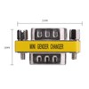 CABLEPELADO Serieller Adapter RS232 DB9 Stecker auf Buchse | RS-232-Kuppler