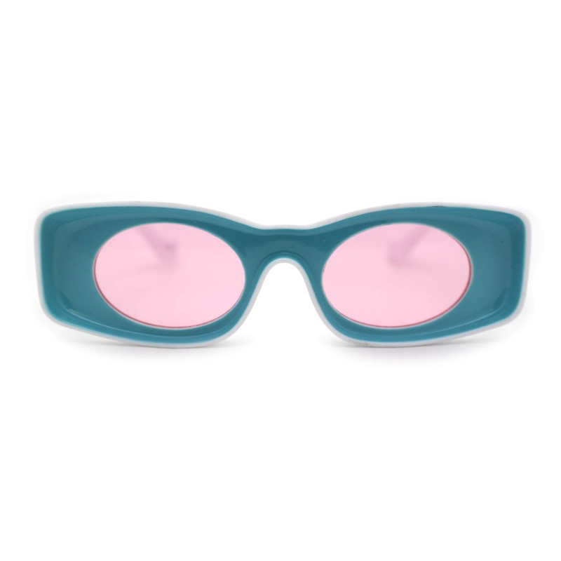 SA106 - anteojos de sol cóncavas de plástico para mujer,
