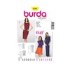 Burda b6988 Dress Sewing Pattern 19 x 13 cm