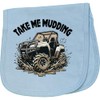 inktastic Mudding Off Road Adventure 4 Wheeling Baby Burp Cloth