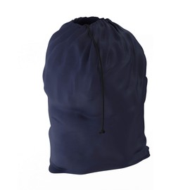 Large Laundry Bag ? Set of 2 Nylon Drawstring Bag Holds 40lbs Each ? Ideal for Travel, RV, Cruise, and Dorm Room Essentials by Trademark Home (Navy)