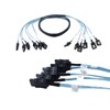 Fasizi 6Pcs1M SATA 3 III SAS Kabel High Speed 6Gbps