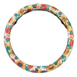 Mayco Bell Women's Cute New Flower Steering Wheel Cover (Sunflower)