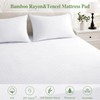 Full Size Mattress Protector, Waterproof Mattress Pad Washable Rayon Mattress