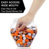 Mczcent Large Coin Bank Jar, 5/8 Gallon Big Clear Plastic