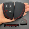 TANDRIVE 4-Button Key Fob Cover for 2023-2025 2026 Chevy Colorado