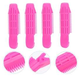Ipetboom 6pcs Hair Rollers for Root Volume and Style Curling Clips Easy to Use for Waves Retro and for Salon and Home Use