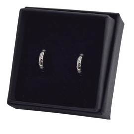 Star Hoop Zirconia Huggie Earrings For Women Girls Minimalist 925 Fashion Sterling Silver 18k Gold Plated, Platinum Plated Hypoallergenic Jewellery with Gift box