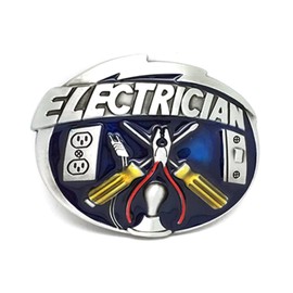 MarryAcc Electrician Tools Belt Buckle Men's Gift, 90mm x 70mm