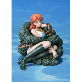 Figuarts ZERO ONE PIECE Nami-ONE PIECE 20th Anniversary Ver., 3 in. (75mm) ABS and PVC Painted Action Figure