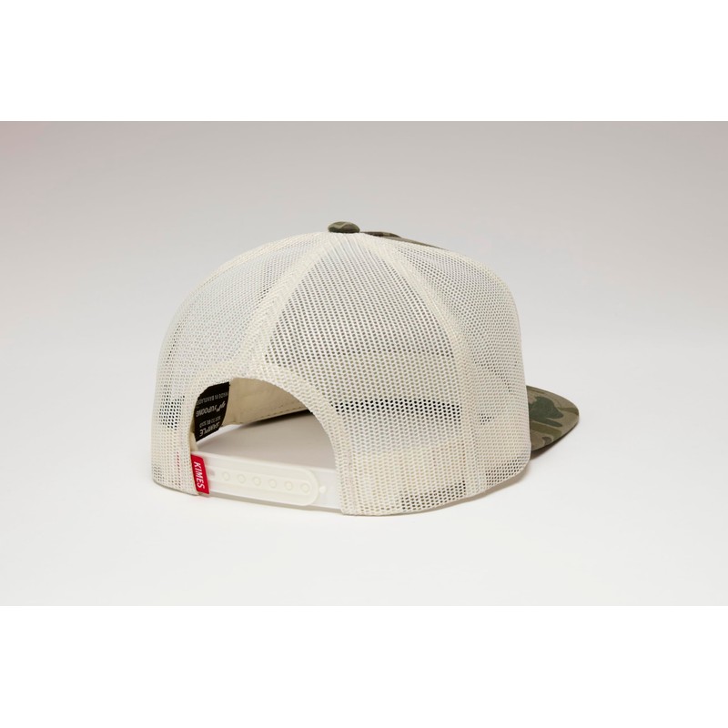 Kimes Ranch Caps Adjustable Snapback Flatlands Trucker Hat/Camo