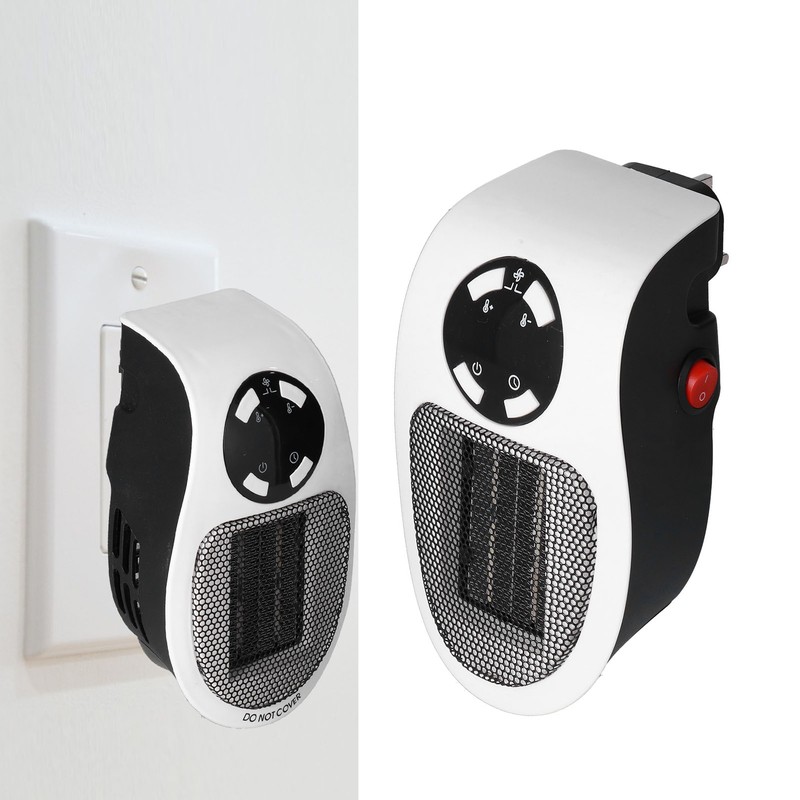 500W Mini Speed Electric Heater Portable Electric Heater with Remote