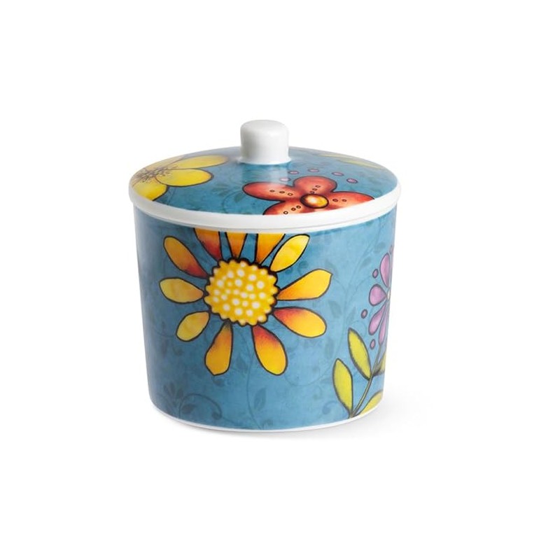 Egan Turquoise Bellamore Sugar Bowl