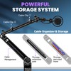 CAHAYA Desk Mount Mic Arm, Low Profile Boom Stand for