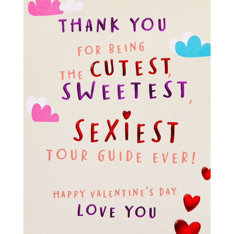 American Greetings Valentines Day Card for Wife (Tour Guide)