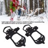 2pcs/set 10 Tooth Crampons Shoe Cover Rustproof Durable Mountaineering Ice