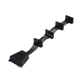 SilverStone SST-CP06 - One to Four SATA Connectors Adapter Cable, two 2200µF capacitors