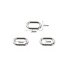 Bobeey 4pcs Carabiner Metal Spring Key Ring,Spring Snap Hooks Clip,Spring