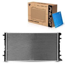 PHILTOP CU2241 Engine Coolant Aluminum Radiator Fit for 1998 1999 2000 2001 2002 2003 2004 2005 2006 2007 2008 2009 2010 Beetle