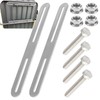 Mounting Set for Fence Mailbox, 2 Pieces, Fence Attachment, 215