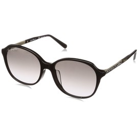 Salvatore Ferragamo SF908SRA Women's Sunglasses, Asian Fit, grey gradation/black