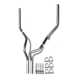 Colt Exhaust | Stainless Steel Universal Mandrel Dual Pipe Exhaust Kit Compatible for 1987-2002 Chevy Silverado 1500 | Free Clamps and Hangers Included | Automotive Replacement Part