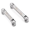 Que-T 2pcs/Set RC Driveshafts Stainless Steel Drive Shafts for RedCat