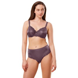 Triumph Women's Ladyform Soft W X Bra, Purple Dusk